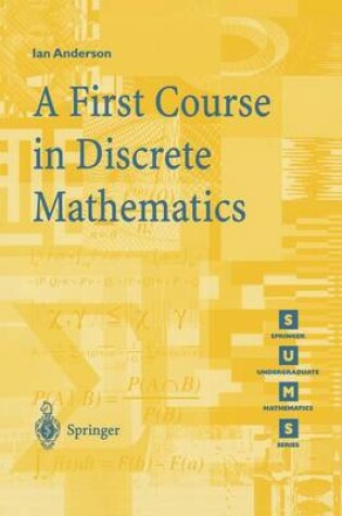 Cover of A First Course in Discrete Mathematics