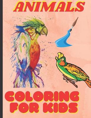 Book cover for Animal Coloring Book for Kids