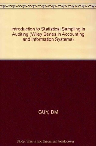 Cover of Introduction to Statistical Sampling in Auditing