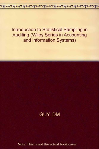 Cover of Introduction to Statistical Sampling in Auditing