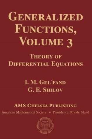 Cover of Generalized Functions, Volume 3