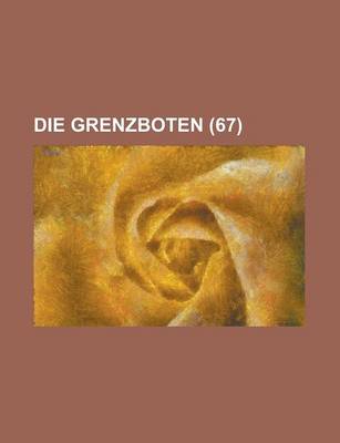 Book cover for Die Grenzboten (67 )