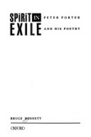 Cover of Spirit in Exile