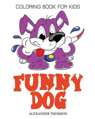 Book cover for Funny Dog Coloring Book - Vol.2