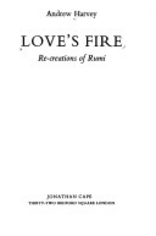 Cover of Love's Fire