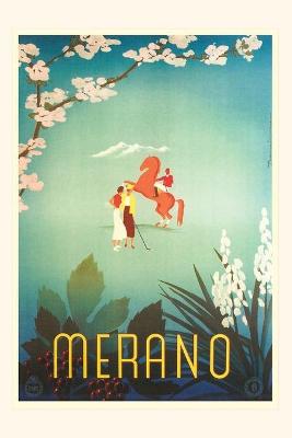 Book cover for Vintage Journal Merano, Italy Travel Poster