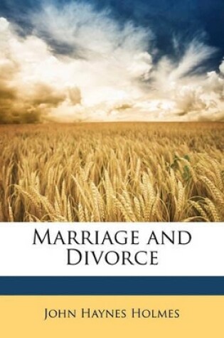 Cover of Marriage and Divorce