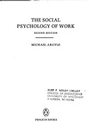 Cover of The Social Psychology of Work