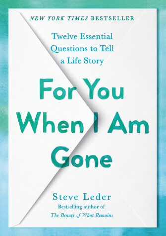 Book cover for For You When I Am Gone