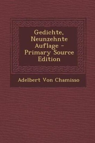 Cover of Gedichte, Neunzehnte Auflage