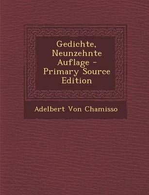 Book cover for Gedichte, Neunzehnte Auflage