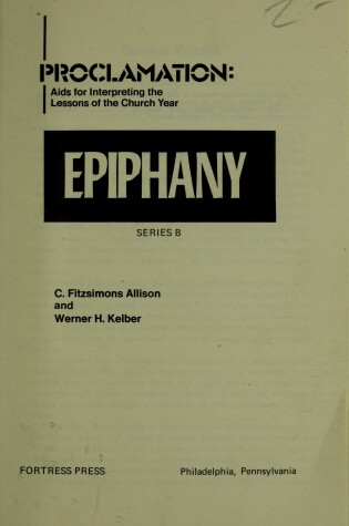 Cover of Epiphany