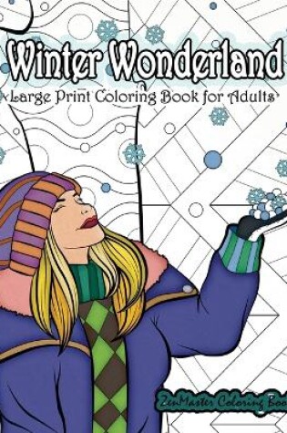 Cover of Large Print Coloring Book for Adults
