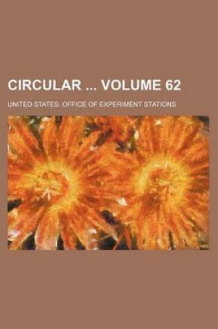 Cover of Circular Volume 62