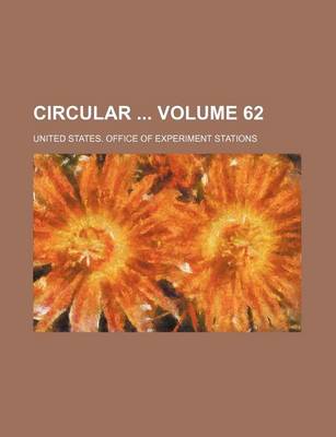 Book cover for Circular Volume 62