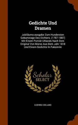 Book cover for Gedichte Und Dramen