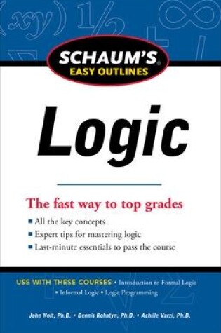 Cover of Schaum's Easy Outline of Logic, Revised Edition