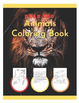 Book cover for Dear Zoo Animal Coloring Book