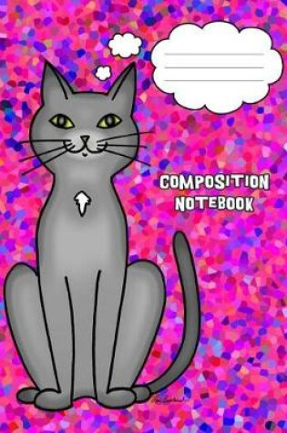 Cover of Grey Cat Composition Notebook