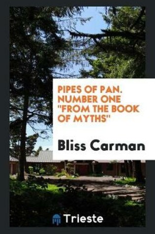 Cover of Pipes of Pan. Number One from the Book of Myths