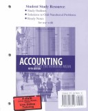 Book cover for Student Study Resource: Study Outlines, Solutions to Odd-Numbered Problems, Ready Notes for Use with Accounting: What Th