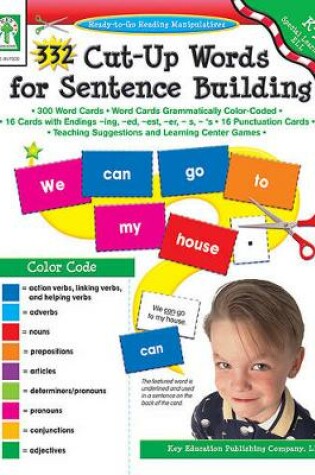 Cover of 332 Cut-Up Words for Sentence Building, Grades K - 3