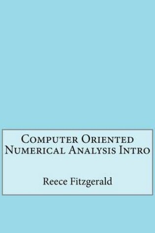 Cover of Computer Oriented Numerical Analysis Intro