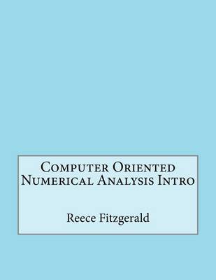 Book cover for Computer Oriented Numerical Analysis Intro