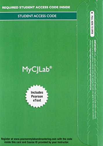 Book cover for MyLab Criminal Justice with Pearson eText -- Access Card -- for Criminal Procedure