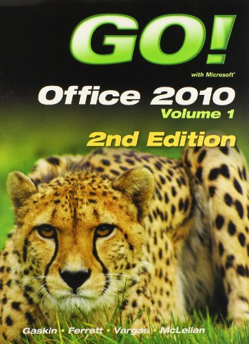 Book cover for Go! with Office 2010, Volume 1 with Access Card