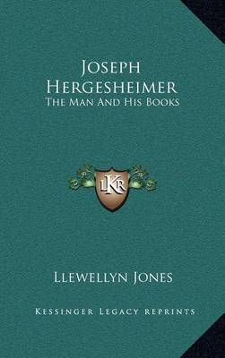 Book cover for Joseph Hergesheimer