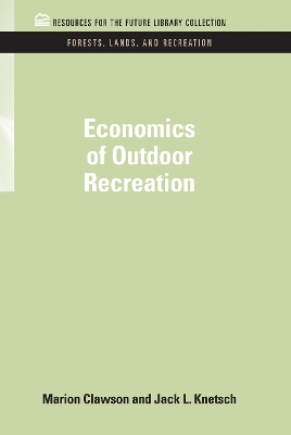 Cover of Economics of Outdoor Recreation