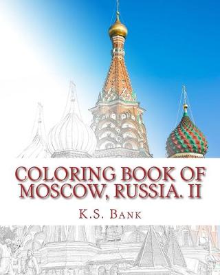 Book cover for Coloring Book of Moscow, Russia. II