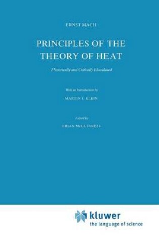 Cover of Principles of the Theory of Heat