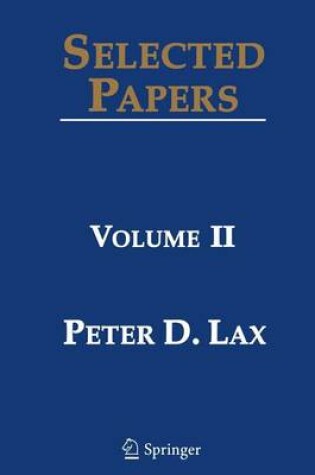 Cover of Selected Papers II