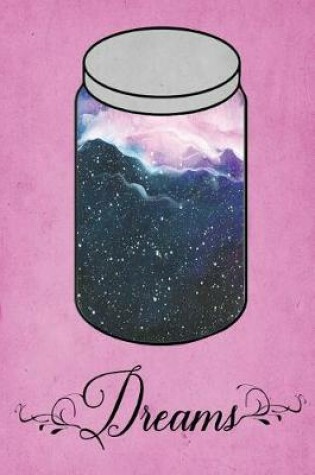 Cover of Dream Journal - Blue Watercolour Dream Jar (Pink)