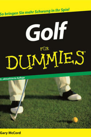 Cover of Golf fur Dummies