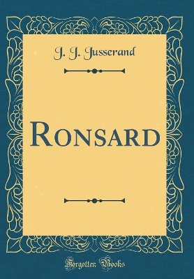 Book cover for Ronsard (Classic Reprint)