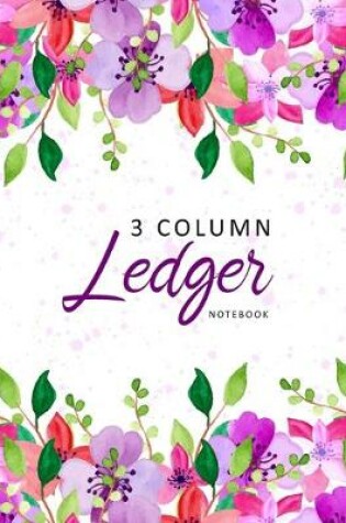 Cover of 3 Column Ledger Notebook
