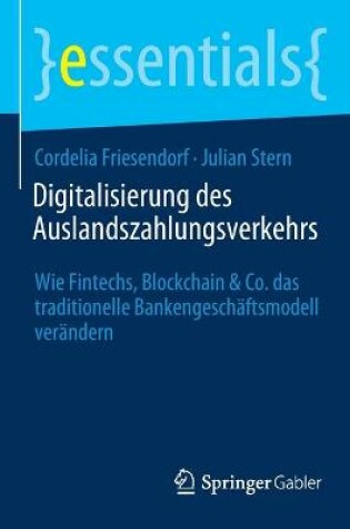 Cover of Digitalisierung des Auslandszahlungsverkehrs