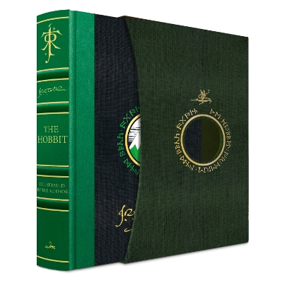 Book cover for The Hobbit Deluxe Illustrated Edition