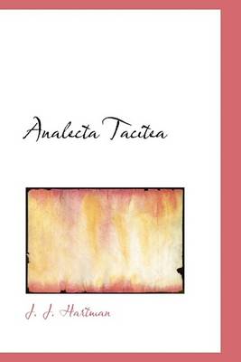 Book cover for Analecta Tacitea