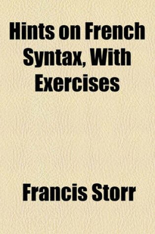 Cover of Hints on French Syntax, with Exercises