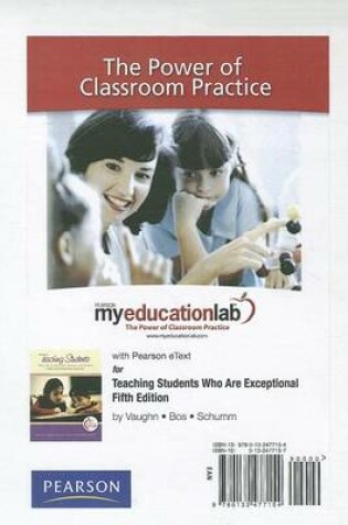 Cover of MyLab Education with Pearson eText -- Standalone Access Card -- for Teaching Students Who Are Exceptional