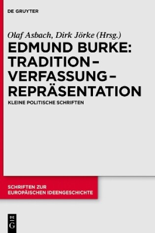 Cover of Tradition - Verfassung - Reprasentation