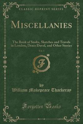 Book cover for Miscellanies, Vol. 3