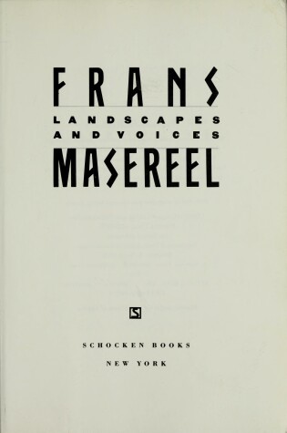 Cover of Landscapes and Voices
