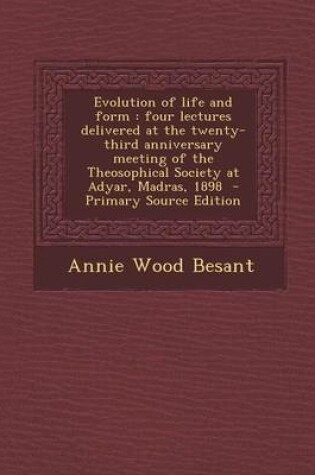 Cover of Evolution of Life and Form