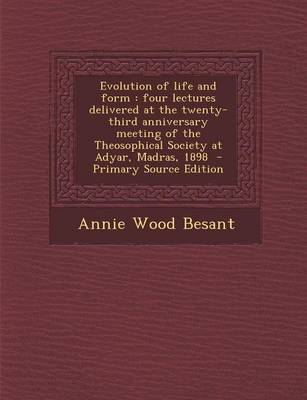 Book cover for Evolution of Life and Form