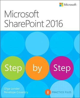 Cover of Microsoft SharePoint 2016 Step by Step